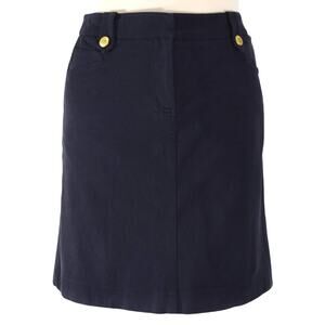 J. McLaughlin Nautical Navy Stretch Pencil Skirt